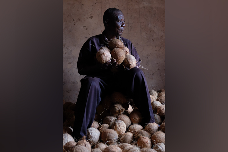 Duli, coconut dealer by Biko Wesa, Participant of World Coconut Day 2021 Competition